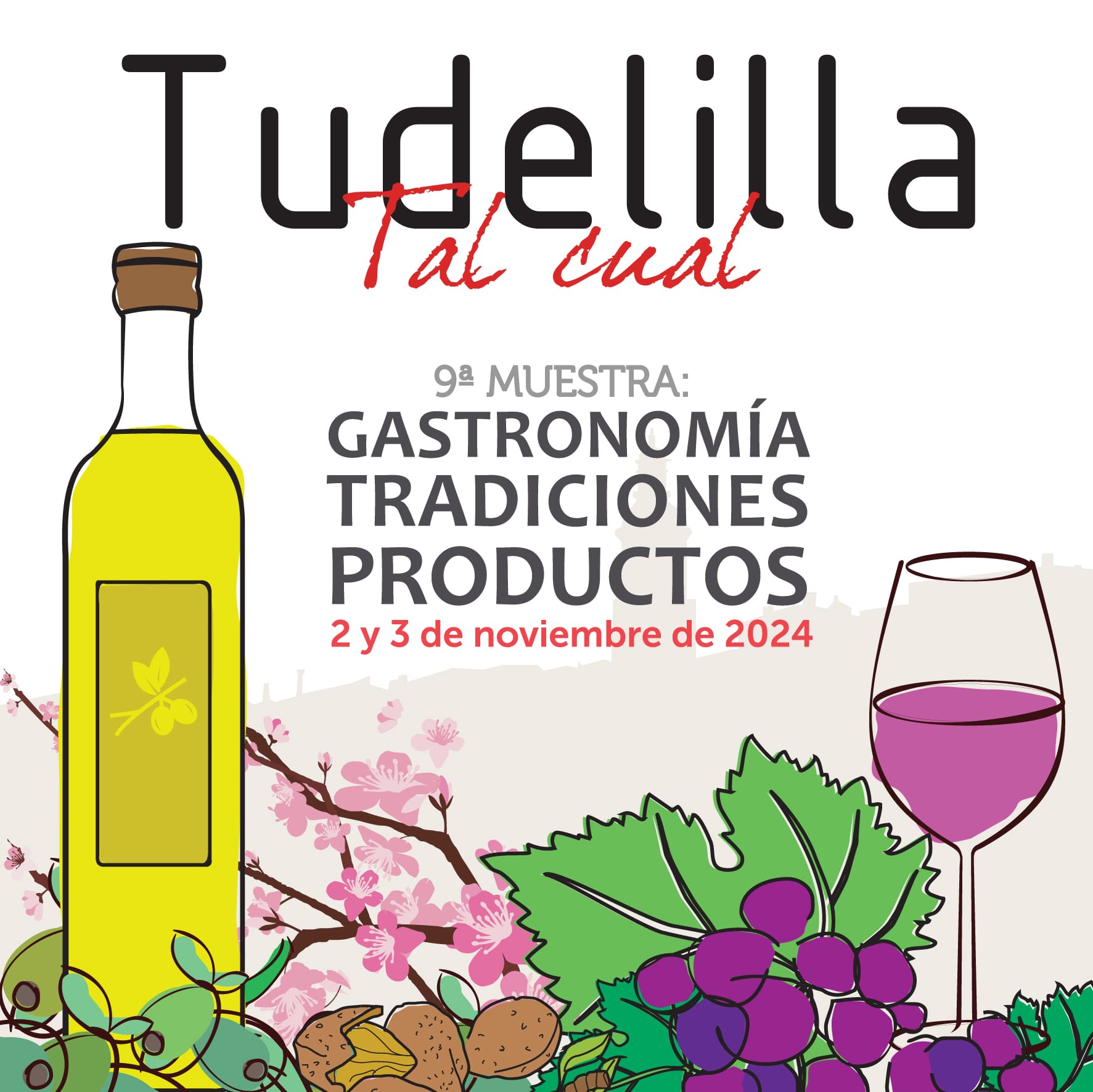 Cartel Tudelilla Tal Cual 2024 (9ª Muestra)